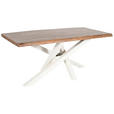 TISCHGESTELL in Metall 160/70/72 cm - Creme, Design, Metall (160/70/72cm) - Landscape