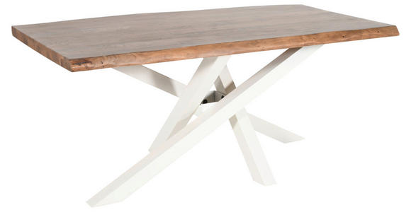 TISCHGESTELL in Metall 160/70/72 cm - Creme, Design, Metall (160/70/72cm) - Landscape