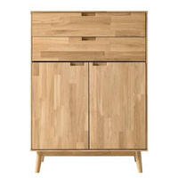 HIGHBOARD Wildeiche  80/115,1/40 cm  - Wildeiche, Natur, Holz (80/115,1/40cm) - Lomoco