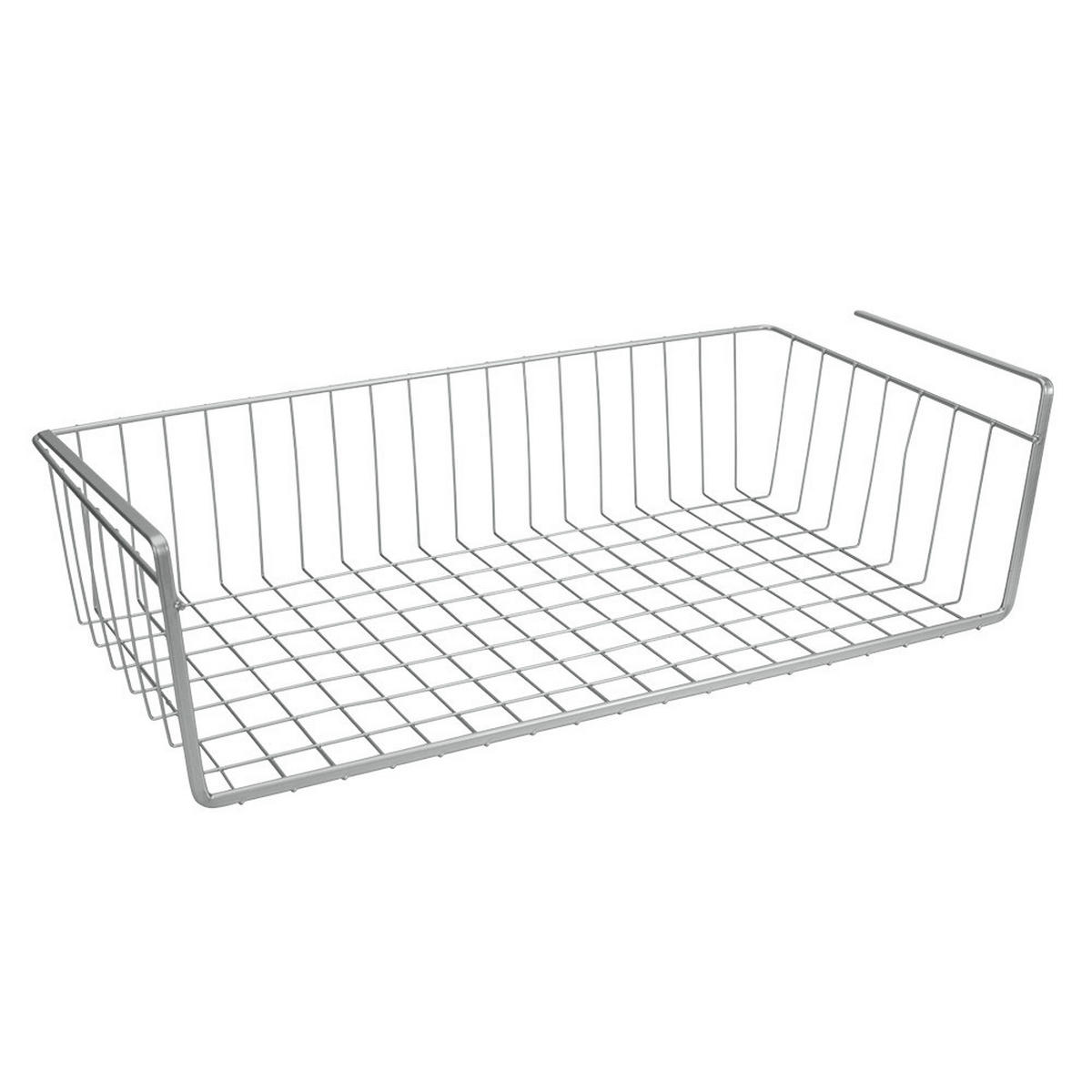 FIÓKOS TÁROLÓ  - szürke, Basics, fém (50/26/14cm) - Metaltex