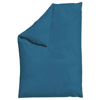BETTDECKENBEZUG KNITTED JERSEY Jersey 135-140/200 cm  - Blau, Basics, Textil (135-140/200cm) - Schlafgut