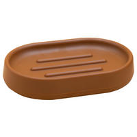 SEIFENSCHALE Kunststoff  - Cognac, Basics, Kunststoff (8,8/2,6/13,3cm) - Sadena
