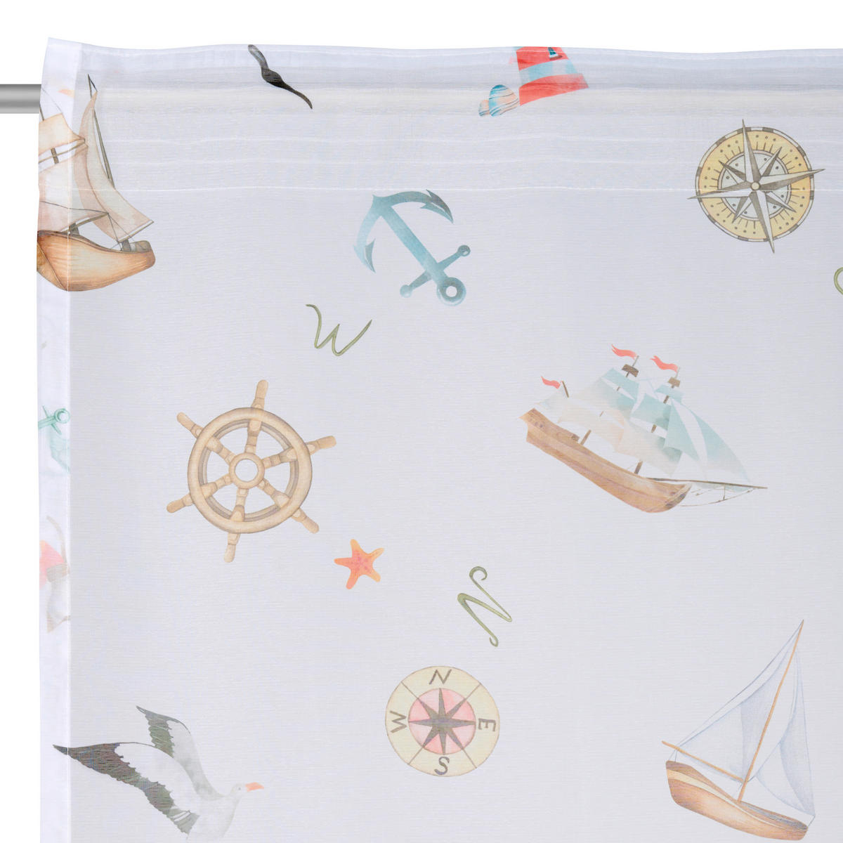 FERTIGVORHANG  transparent   140/245 cm  - Multicolor, LIFESTYLE, Textil (140/245cm) - Esposa