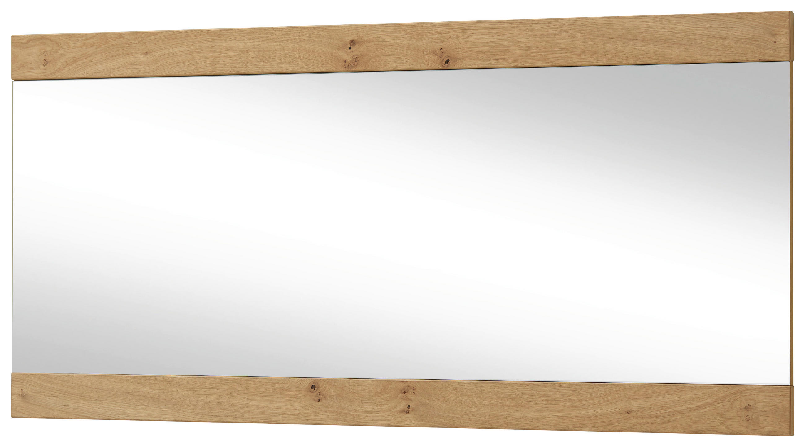 SPIEGEL - Eichefarben, Design, Glas/Holz (125/59/7cm)