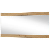 WANDSPIEGEL 125/59/7 cm    in rechteckig  - Eichefarben, Design, Glas/Holz (125/59/7cm)
