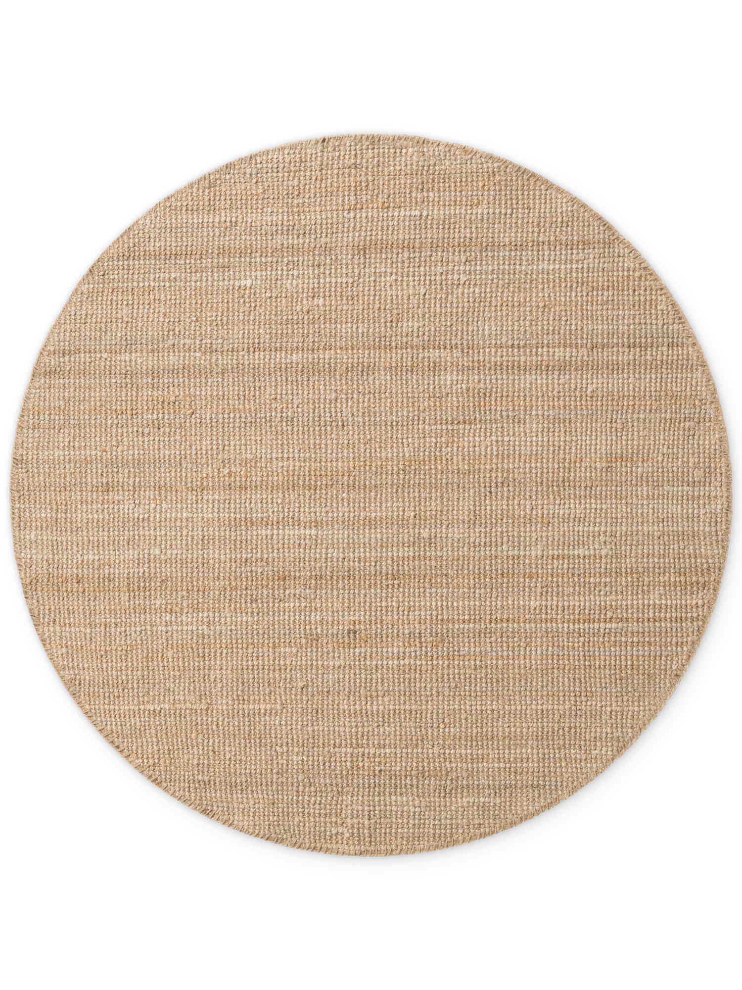 JUTETEPPICH Wohnzimmer 160 cm Jaipur Goldfarben rund  - Goldfarben, Basics, Textil (160cm) - Hanse Home