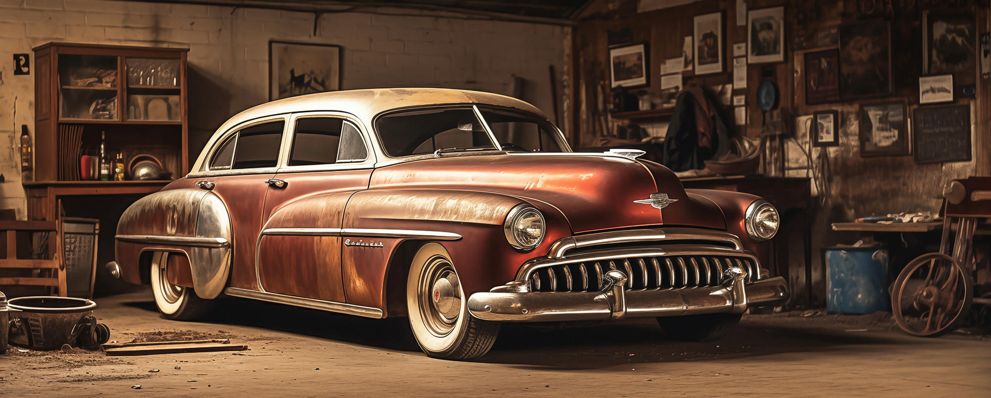 GLASBILD Fahrzeuge  - Multicolor, Basics, Glas (50/125/1,40cm) - Euroart