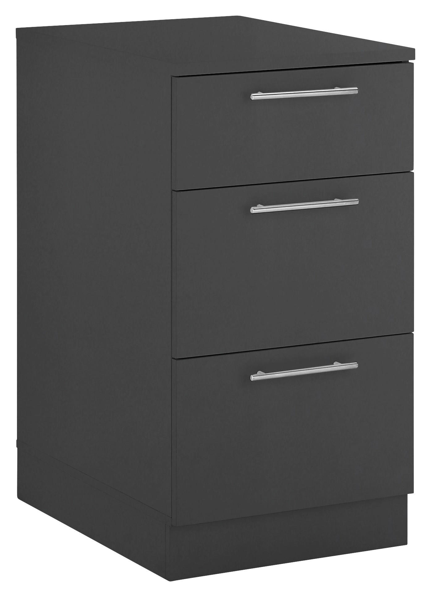XXXLutz Mehrzweckschrank Anthrazit 50x93x68 cm