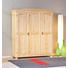 DREHTÜRENSCHRANK 3 -türig Kiefer massiv Naturfarben - Naturfarben, LIFESTYLE, Holz/Metall (150/180/56cm) - Carryhome