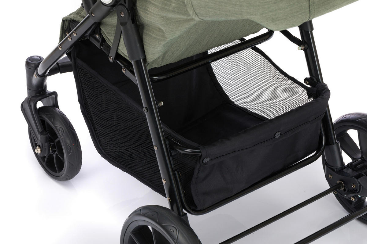 BUGGY LOOP  - Schwarz/Grün, Trend, Textil/Metall (92/36/101cm) - Jimmylee