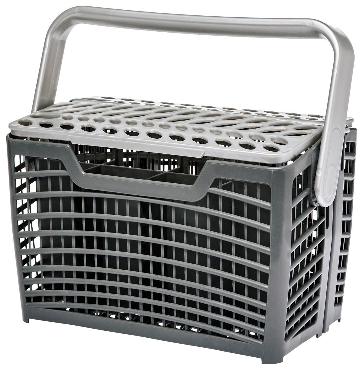 BESTECKKORB - Grau, Basics, Kunststoff (23,5/15,8/13,5cm) - Electrolux