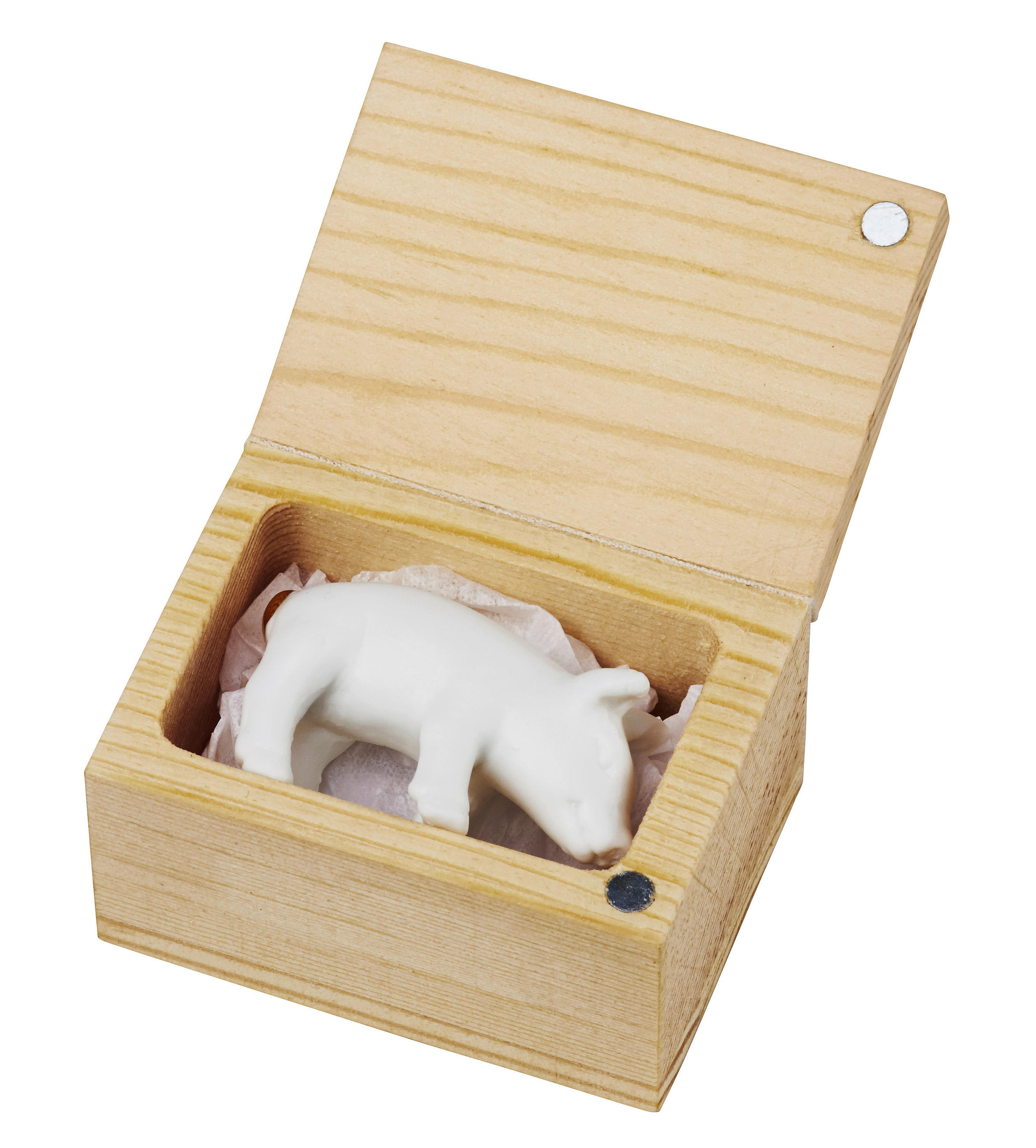 DEKOSCHWEIN - Weiss, Design, Keramik (4,3/4,3cm) - Räder