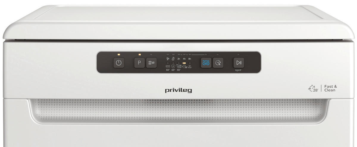 GESCHIRRSPÜLER P2F HD624 A  - Weiß, Basics, Kunststoff/Metall (60/85/59cm) - Privileg