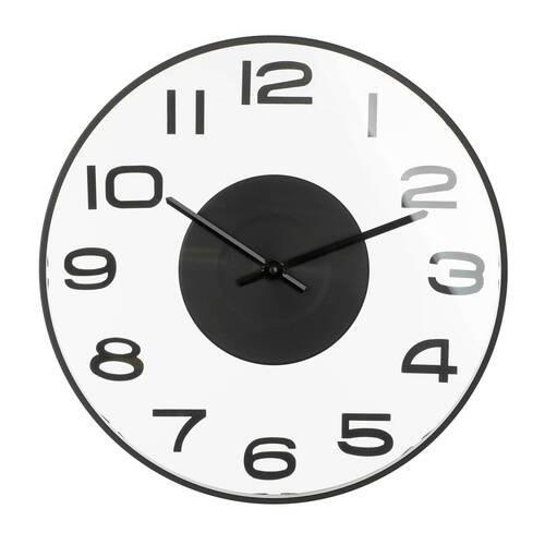 ZIDNI SAT         - crna, Basics, metal (4.5/40cm)