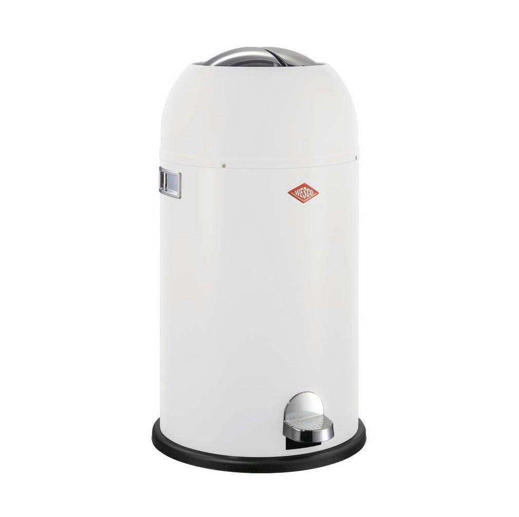 Wesco Abfallsammler Kickmaster CL-Soft Weiß 69 cm