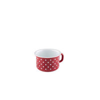 ŠALICA ZA KAVU    Pünktchen Rot  - bijela/crvena, Basics, metal (10cm) - Riess