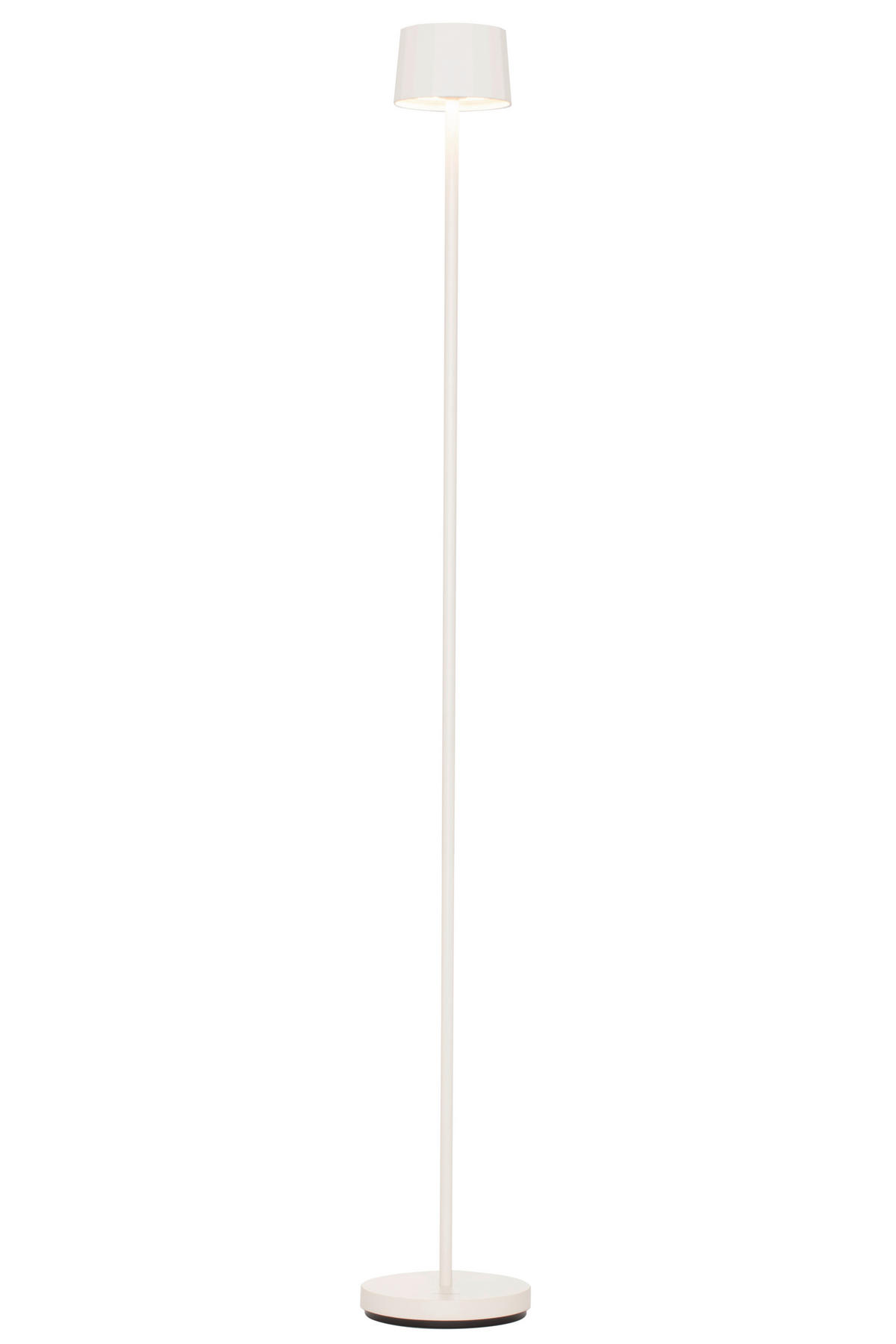 AKKU-STEHLEUCHTE - Weiss, Design, Kunststoff/Metall (16/120cm) - Dieter Knoll