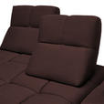 ECKSOFA in Struktur Terracotta  313/233 cm  - Terracotta/Schwarz, Design, Kunststoff/Textil (313/233cm) - Emilio Belluti
