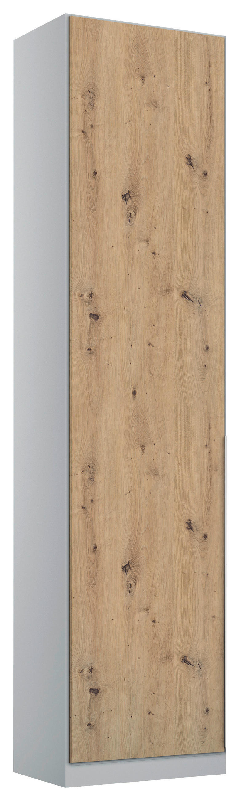 Drehtürenschrank 47 cm Alabama Eiche Artisan/Hellgrau