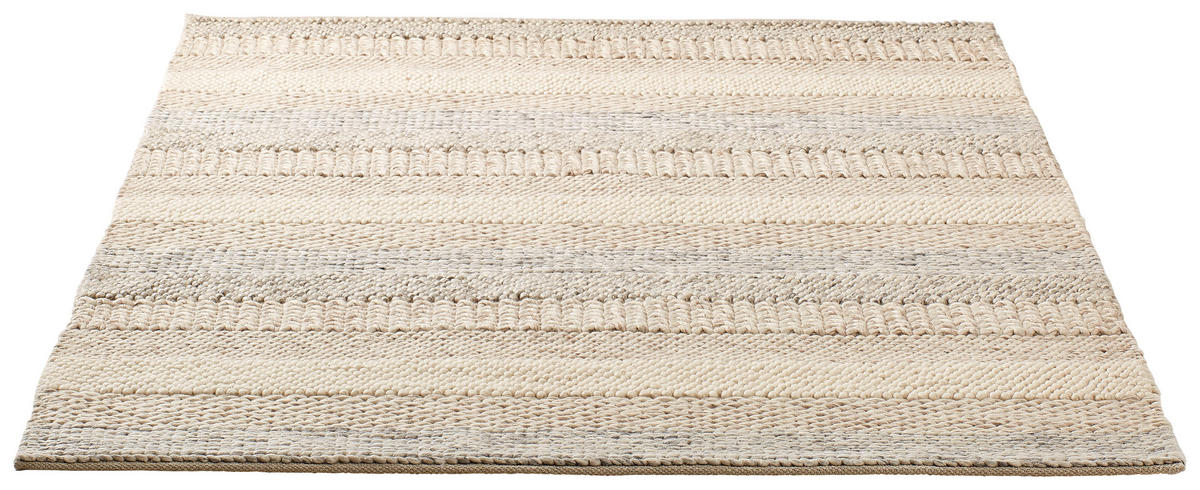 HANDWEBETEPPICH Nordic Stripes 130/190 cm Nordic Stripes  - Naturfarben, Natur, Textil (130/190cm) - Linea Natura
