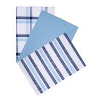 Set Prosoape De Vase 3 piese albastru  - albastru, Design, textil (50/70cm) - Esposa