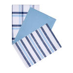 GESCHIRRTUCH-SET 3-teilig Blau  - Blau, Design, Textil (50/70cm) - Esposa