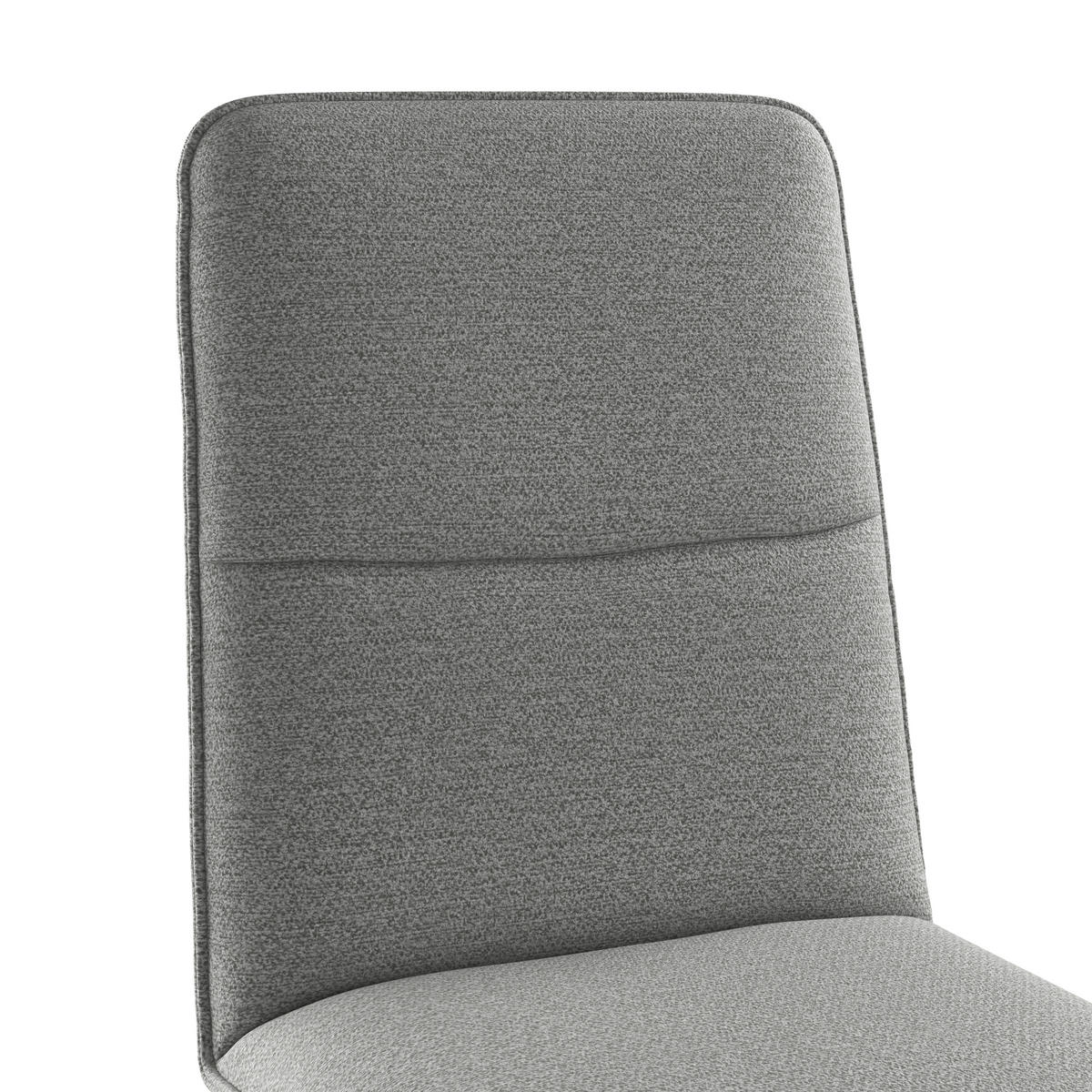 STUHL   Webstoff  - Eichefarben/Grau, KONVENTIONELL, Holz/Textil (47/91/44cm) - Livetastic