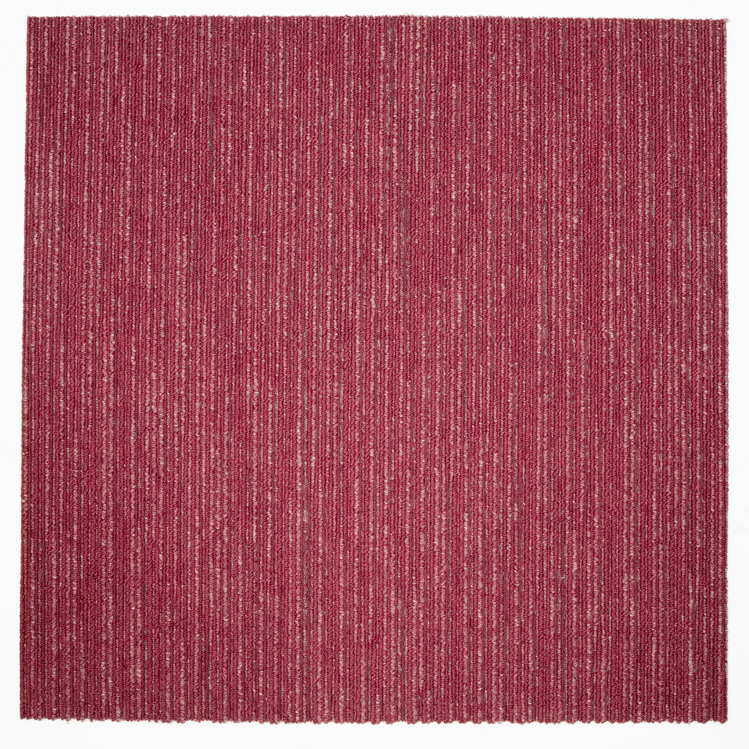 TEPPICHFLIESE 50/50 cm  in Rot  - Rot, Basics, Textil (50/50cm)