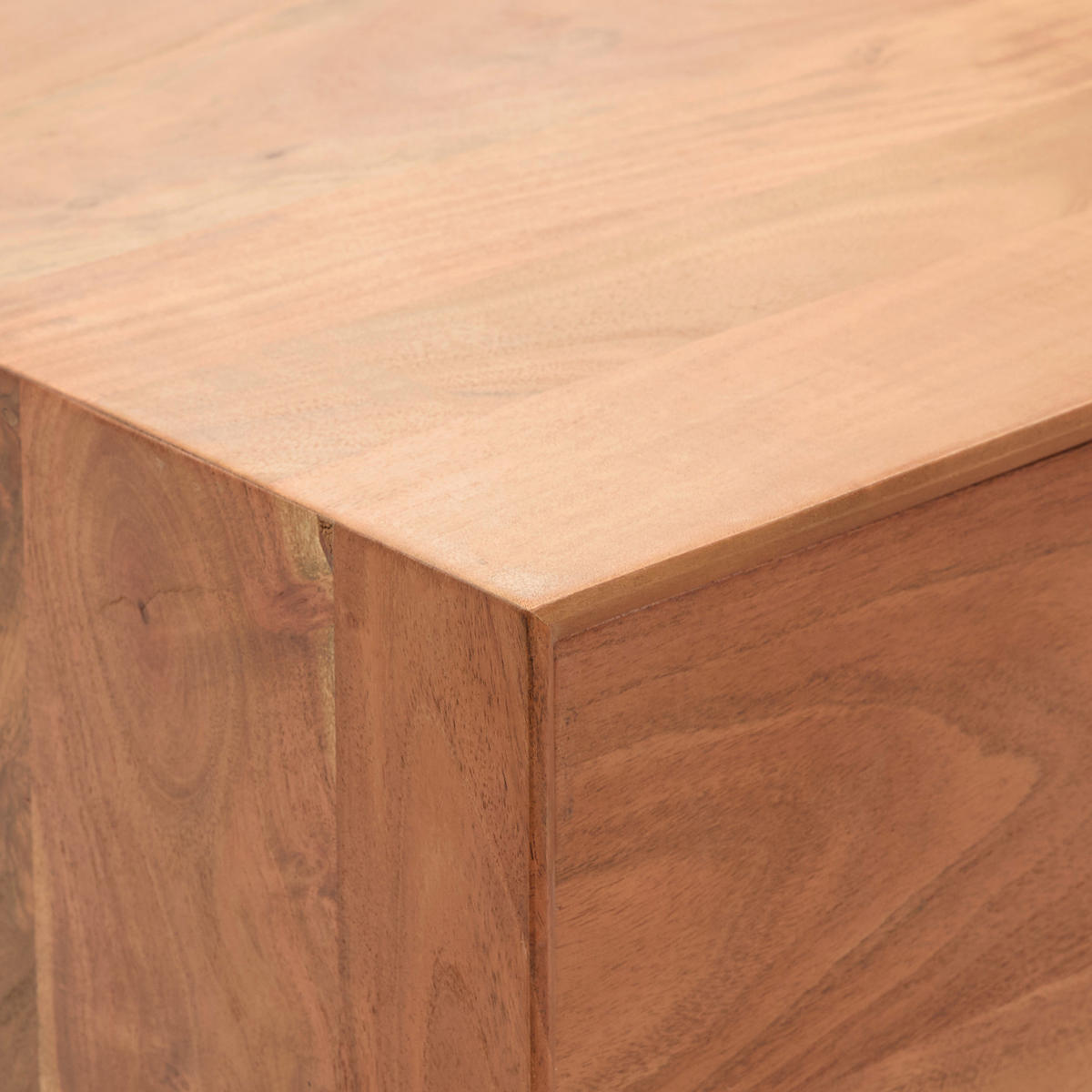 SIDEBOARD Doha  in 180/82/42 cm  - Schwarz/Naturfarben, KONVENTIONELL, Holz/Metall (180/82/42cm) - Livetastic