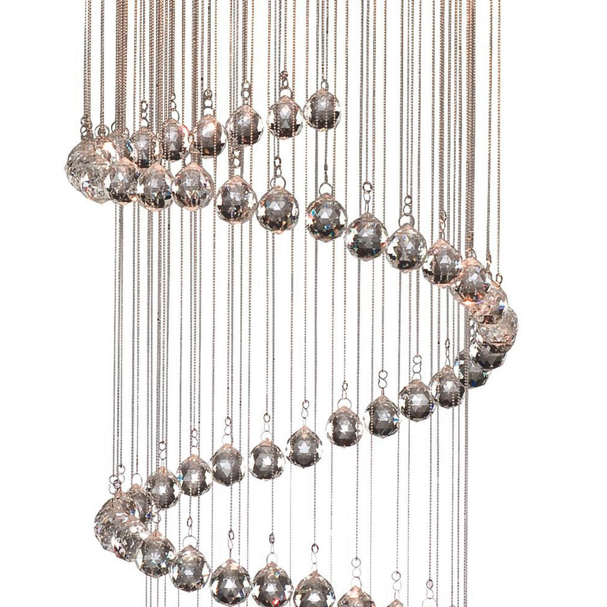 TAKLAMPA Hallway 39/80 cm  - kromfärg, Design, metall/glas (39/80cm)
