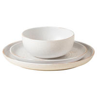 KOMBISERVICE 12-teilig 4 Personen Creme VERMONT  - Creme, Basics, Keramik - Costa Nova