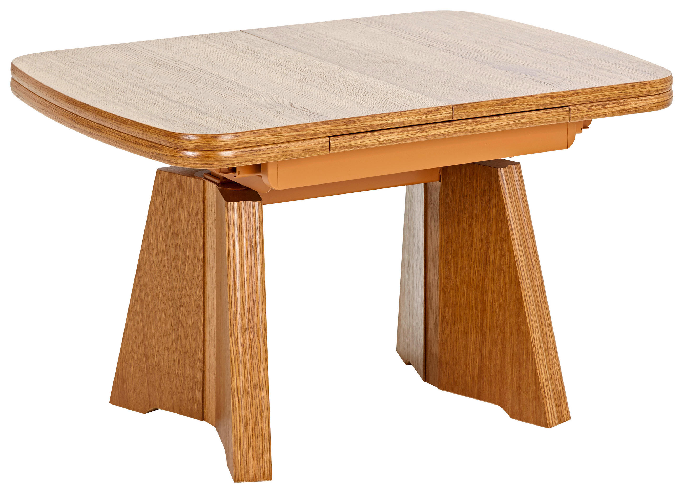 COUCHTISCH in Metall, Holzwerkstoff 90-131/65/56-75 cm  - Eichefarben, KONVENTIONELL, Holzwerkstoff/Metall (90-131/65/56-75cm) - Venda