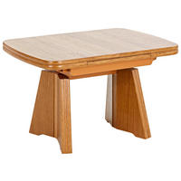 COUCHTISCH in Metall, Holzwerkstoff 90-131/65/56-75 cm  - Eichefarben, KONVENTIONELL, Holzwerkstoff/Metall (90-131/65/56-75cm) - Venda