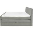 BOXSPRINGBETT 180/200 cm  in Grau  - Grau, KONVENTIONELL, Textil (180/200cm) - Carryhome