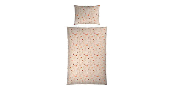 WENDEBETTWÄSCHE Satin 140/200 cm - Creme, Textil (140/200cm) - Esposa