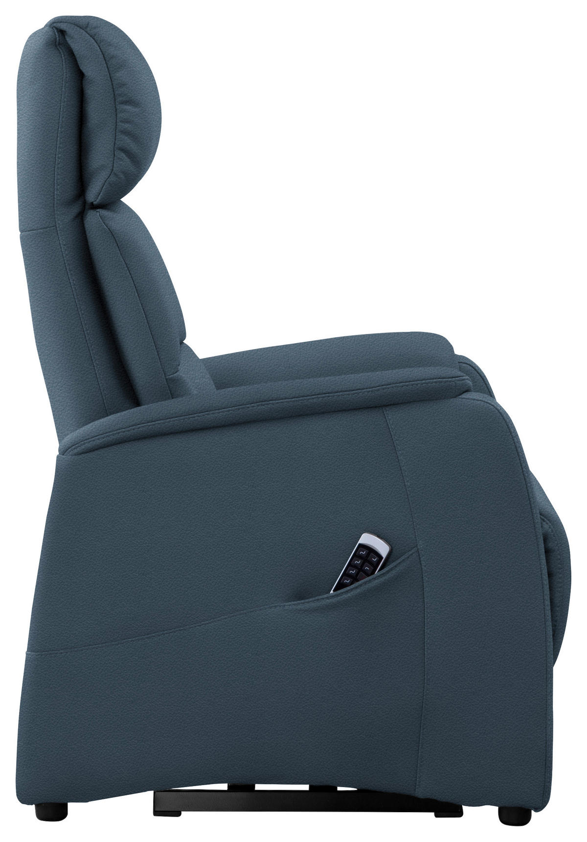 FERNSEHSESSEL in Blau  - Blau/Schwarz, KONVENTIONELL, Leder/Kunststoff (69/109/83cm) - Cantus