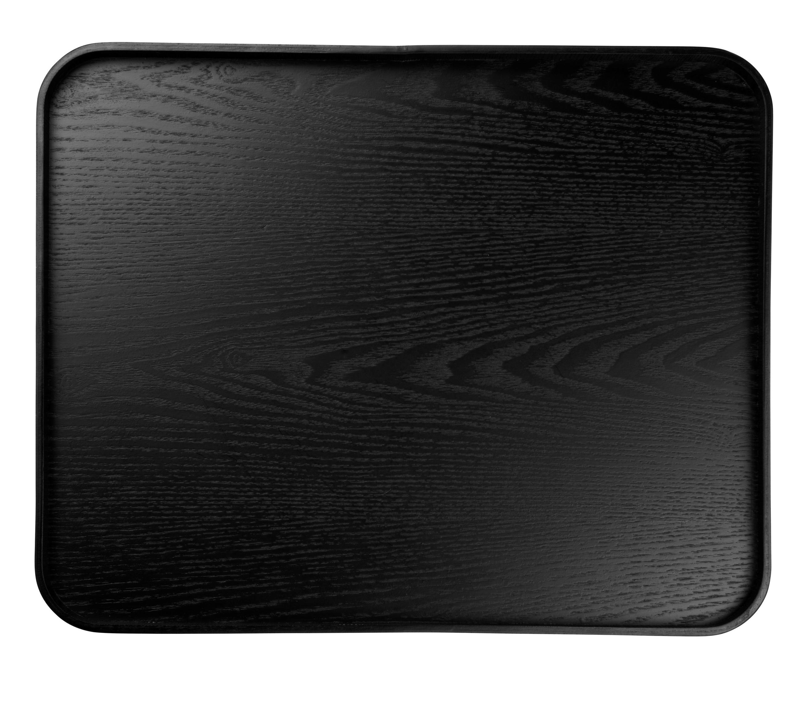 DEKOTABLETT - Schwarz, KONVENTIONELL, Holz (45,50/36/5,5cm) - ASA