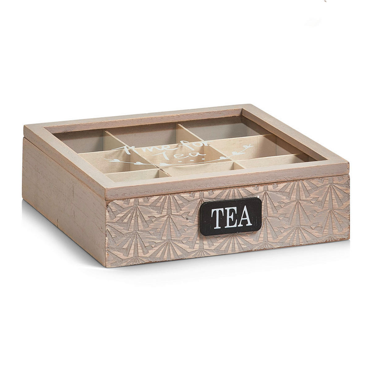 TEEBEUTELHALTER - Naturfarben, Basics, Holz (24/24/8cm) - Zeller Present