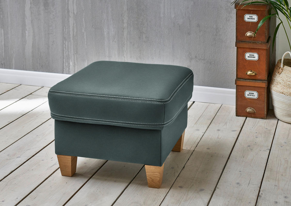 ECKSOFA  in Echtleder Opal  235/274 cm  - Eichefarben/Beige, KONVENTIONELL, Leder/Holzwerkstoff (235/274cm) - Beldomo Premium