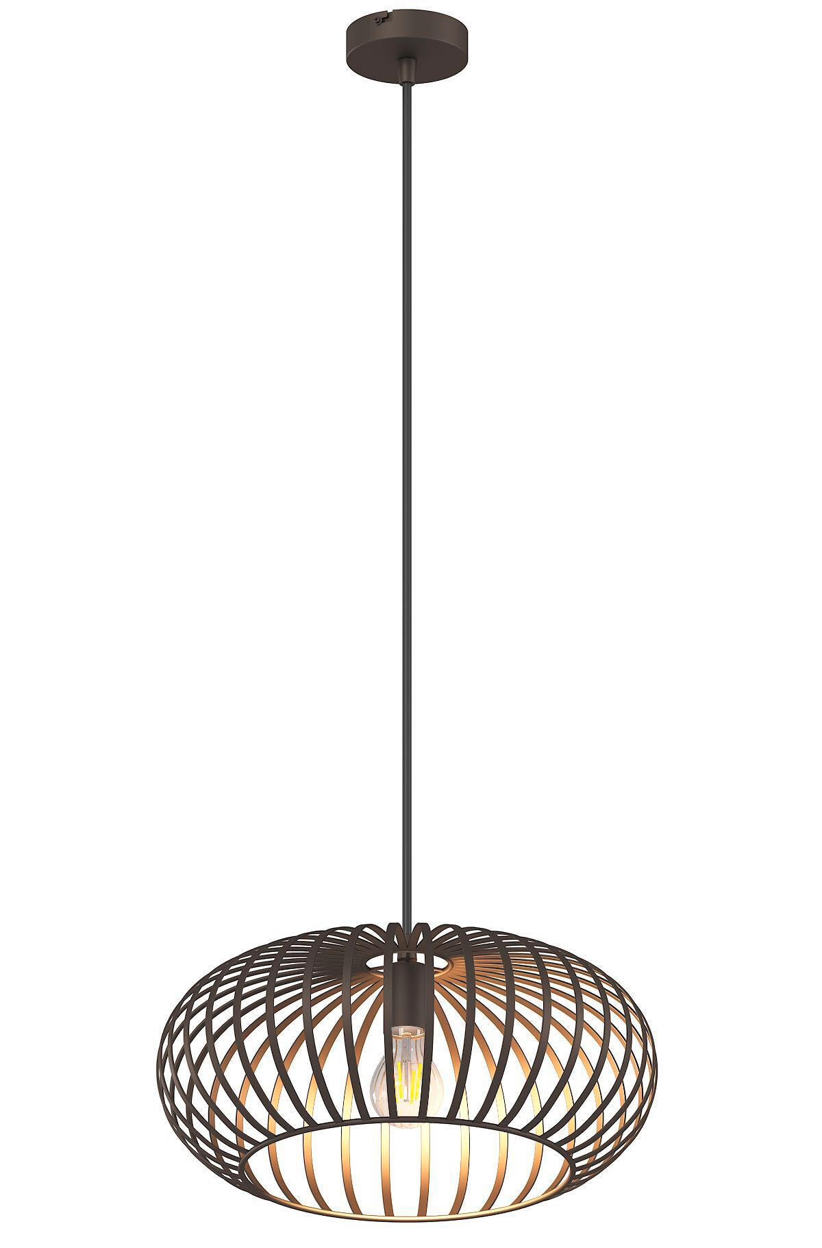 HÄNGELEUCHTE 40/150 cm    - Braun, Konventionell, Metall (40/150cm)