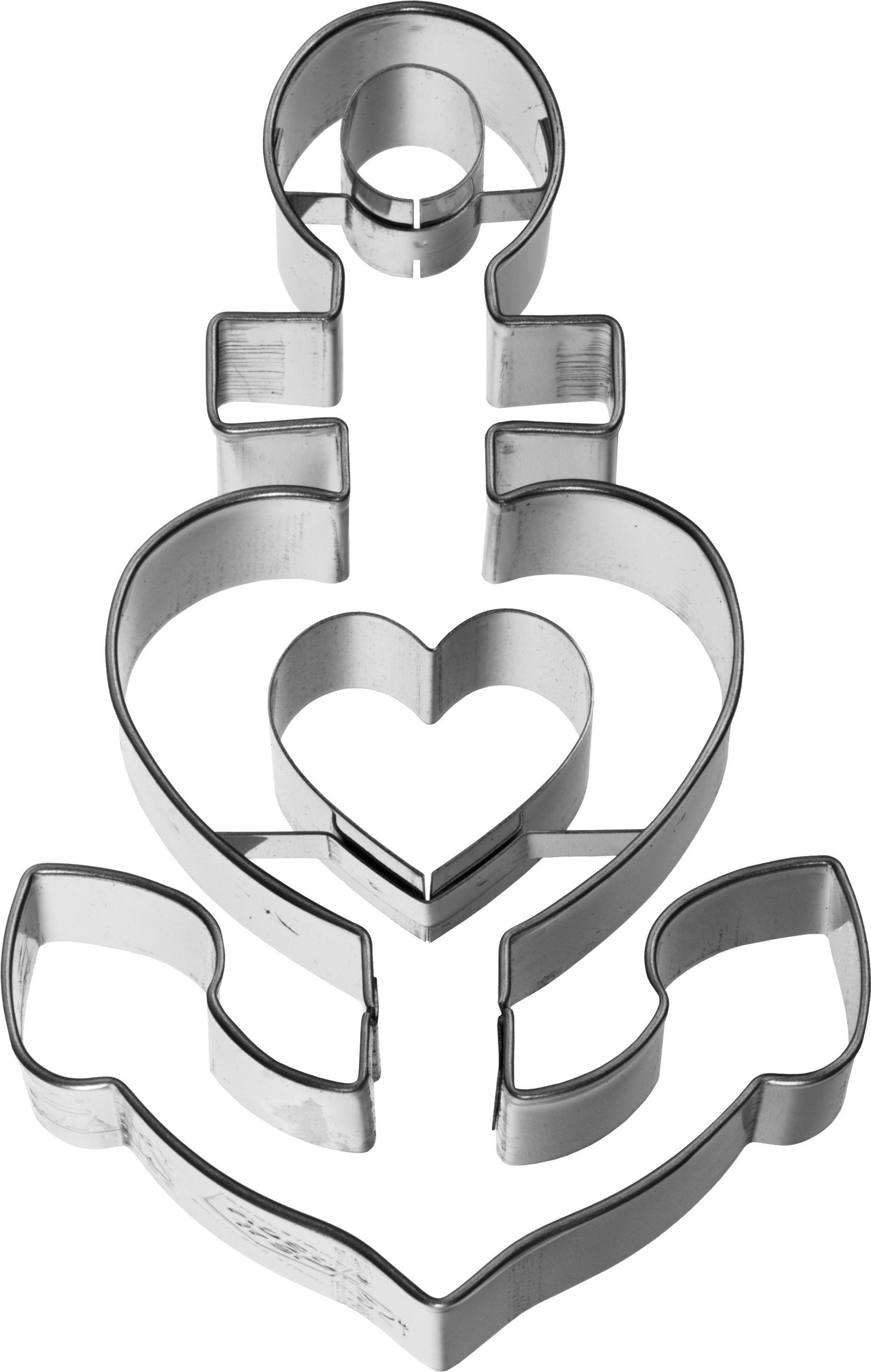 KEKSAUSSTECHFORM - Basics, Metall (6,3/10/2,5cm) - Birkmann