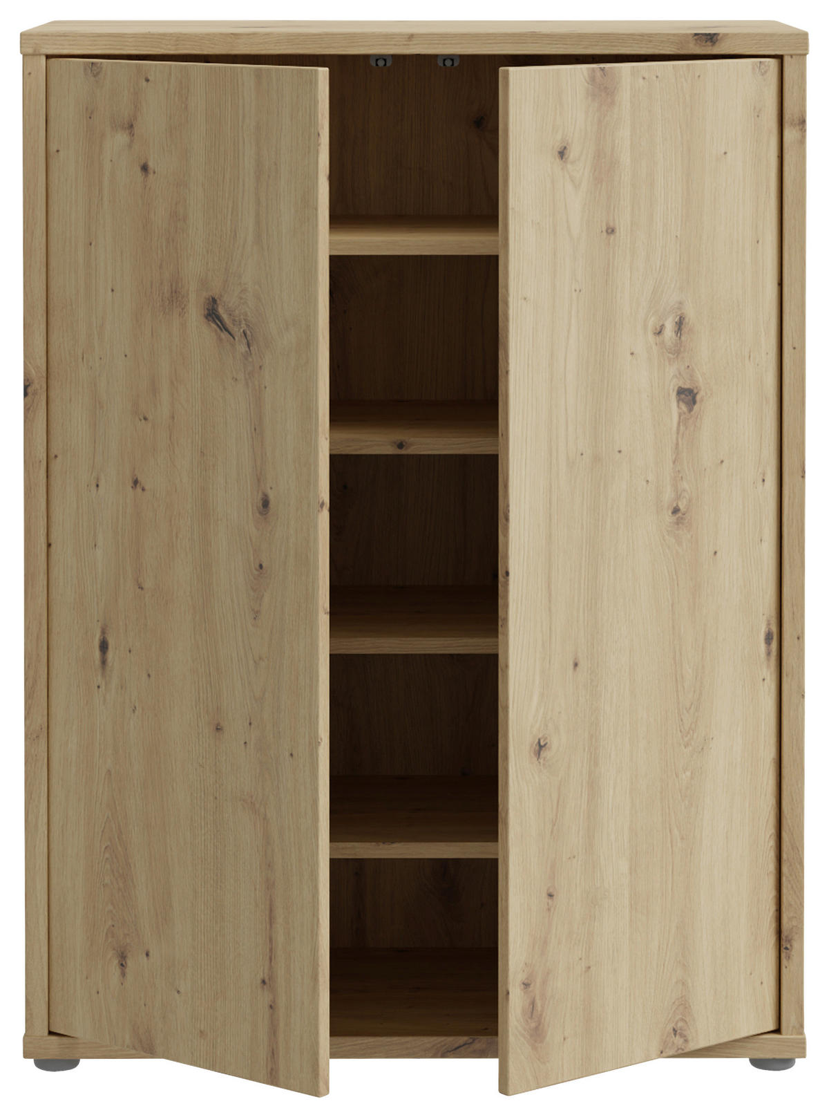 SCHUHSCHRANK Alice Springs 74,5/99,1/34,9 cm  - Eiche Artisan/Grau, Modern, Holzwerkstoff/Kunststoff (74,5/99,1/34,9cm) - Xora