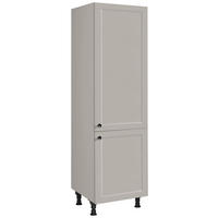 GERÄTEUMBAUSCHRANK 60/216,6/58 cm  in Grau  - Edelstahlfarben/Grau, MODERN, Holzwerkstoff/Metall (60/216,6/58cm) - Nobilia