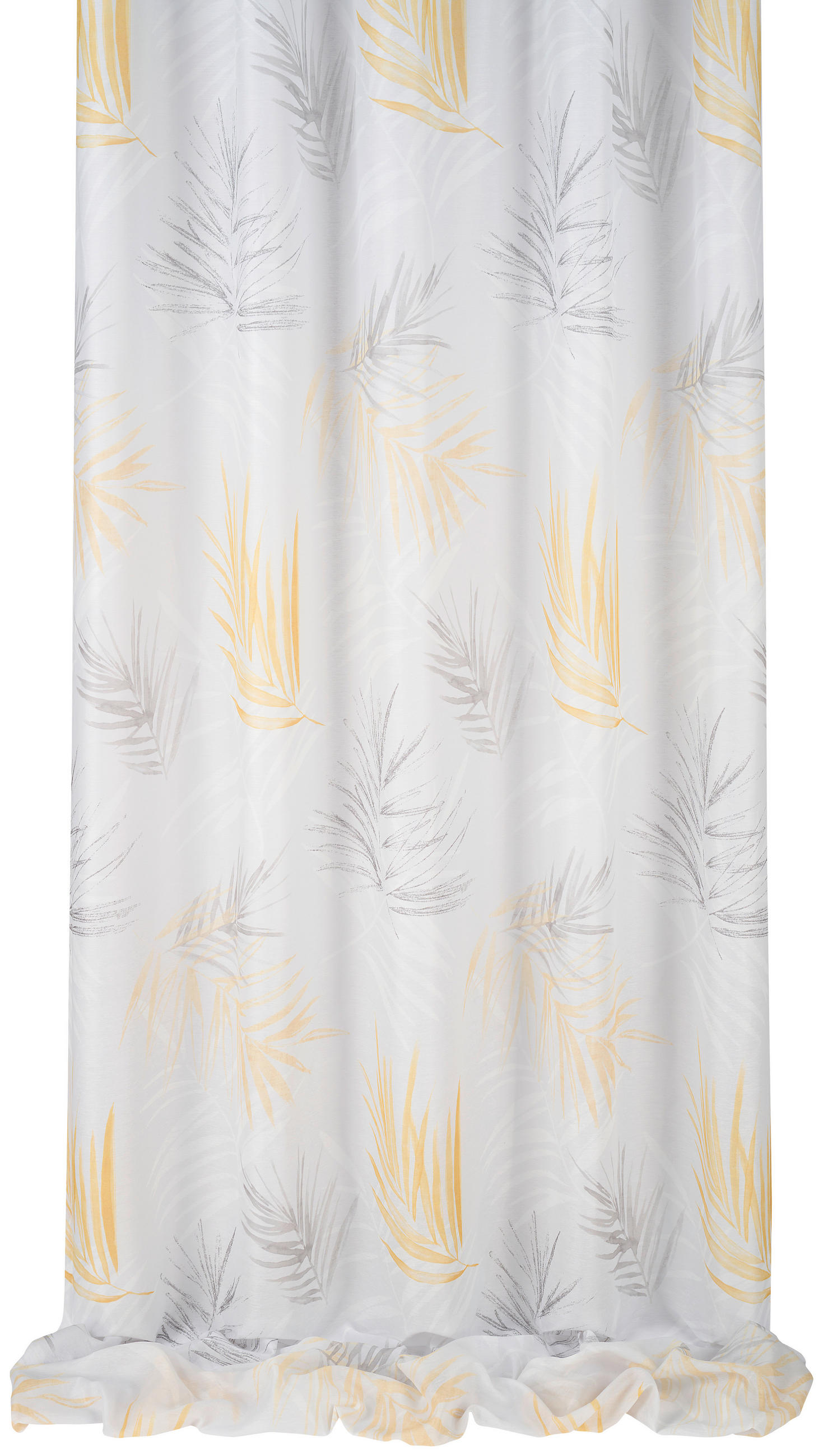 DEKOSTOFF per lfm halbtransparent  - Gelb, KONVENTIONELL, Textil (150cm) - Esposa