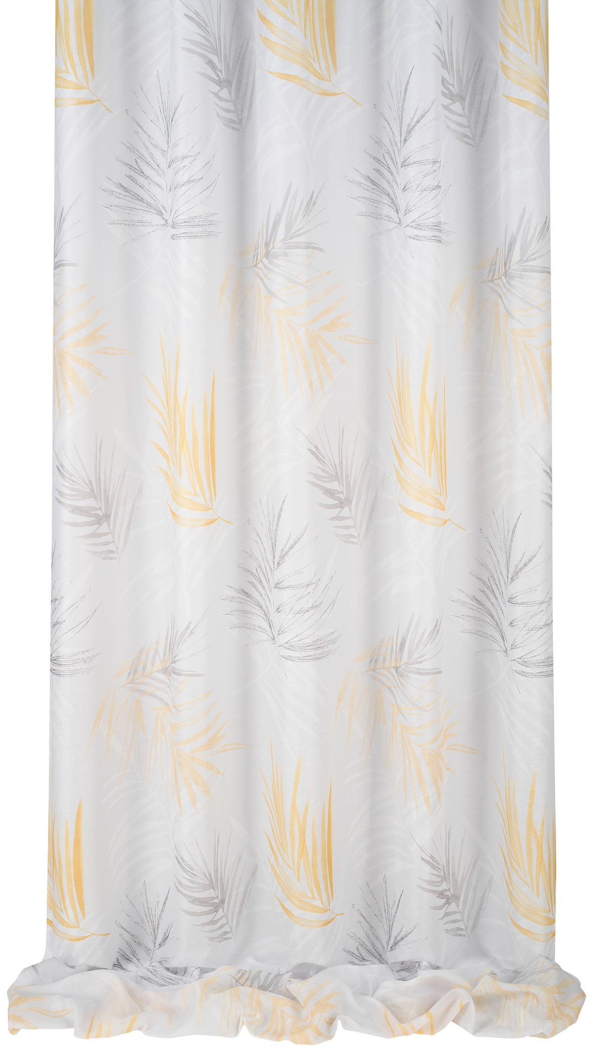 DEKOSTOFF per lfm halbtransparent  - Gelb, KONVENTIONELL, Textil (150cm) - Esposa