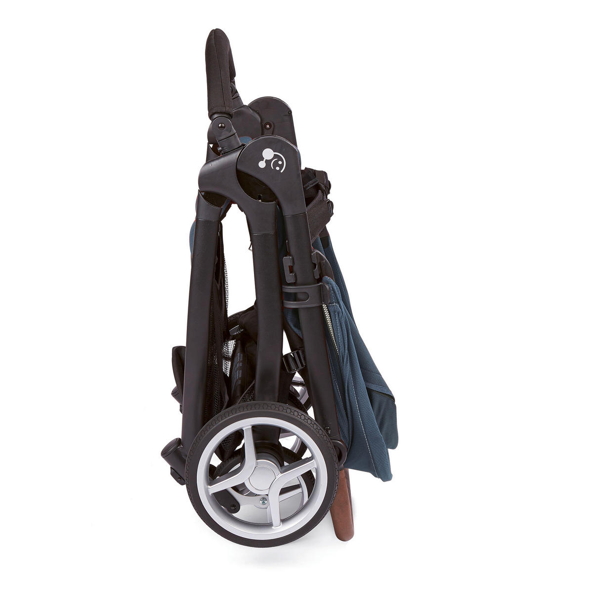 BUGGY Smiloo Happy+  - Blau/Schwarz, Basics, Textil/Metall (60/106/100cm) - Gesslein