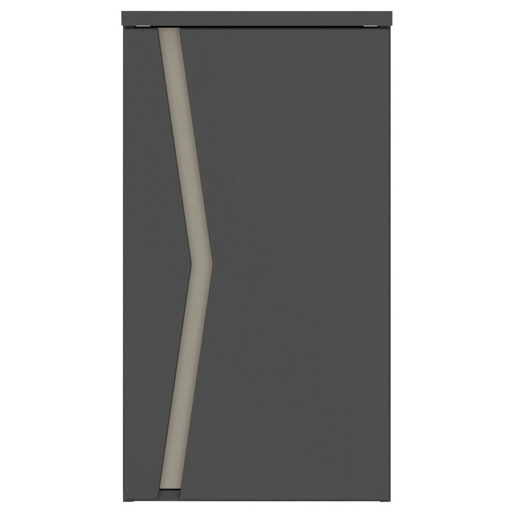 Thumbnail - Mid.you Hängeschrank Manhattan, Anthrazit, Holzwerkstoff, 3 Fächer, 40x72.5x20.3 cm, Badezimmer, Badezimmerschränke, Hän...
