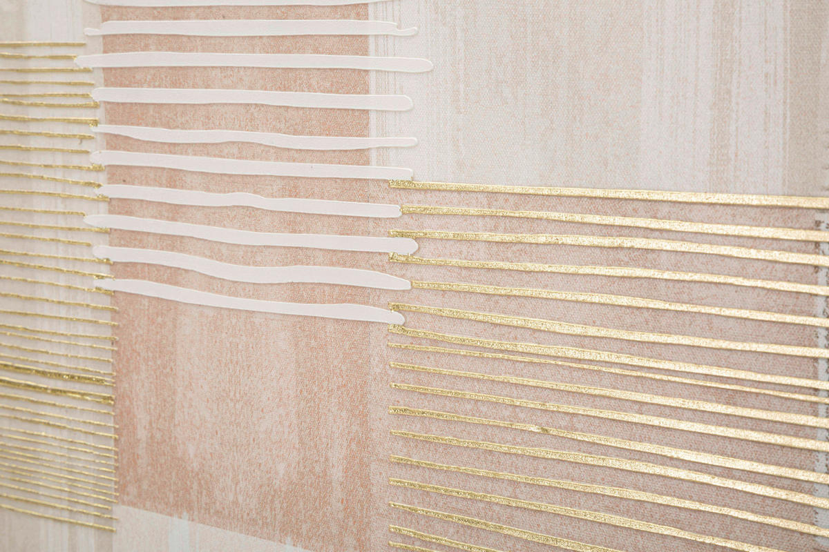 LEINWANDBILD  - Goldfarben, Basics, Holz/Kunststoff (60/60/3cm)