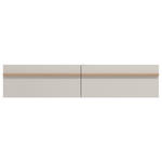 HÄNGELOWBOARD Kaschmir, Eiche Artisan  - Kaschmir/Eiche Artisan, Basics, Holzwerkstoff (154/32/41,5cm) - Carryhome