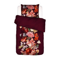 WENDEBETTWÄSCHE Anneclaire Satin  - Weinrot, Trend, Textil (155/220cm) - Essenza